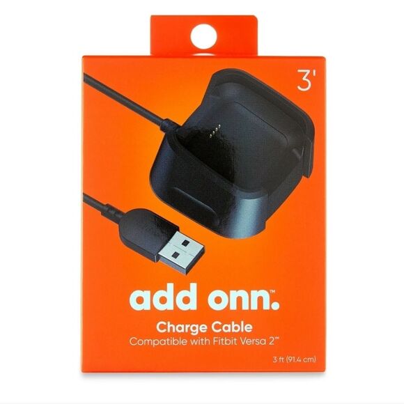 🔺️NIB Onn Fit Bit Versa 2 Charging Cable - Picture 1 of 6